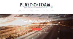Desktop Screenshot of plastofoam.com