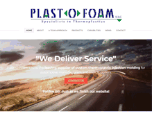 Tablet Screenshot of plastofoam.com